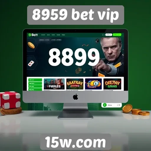 Acessibilidade e interface do site 8959 bet vip